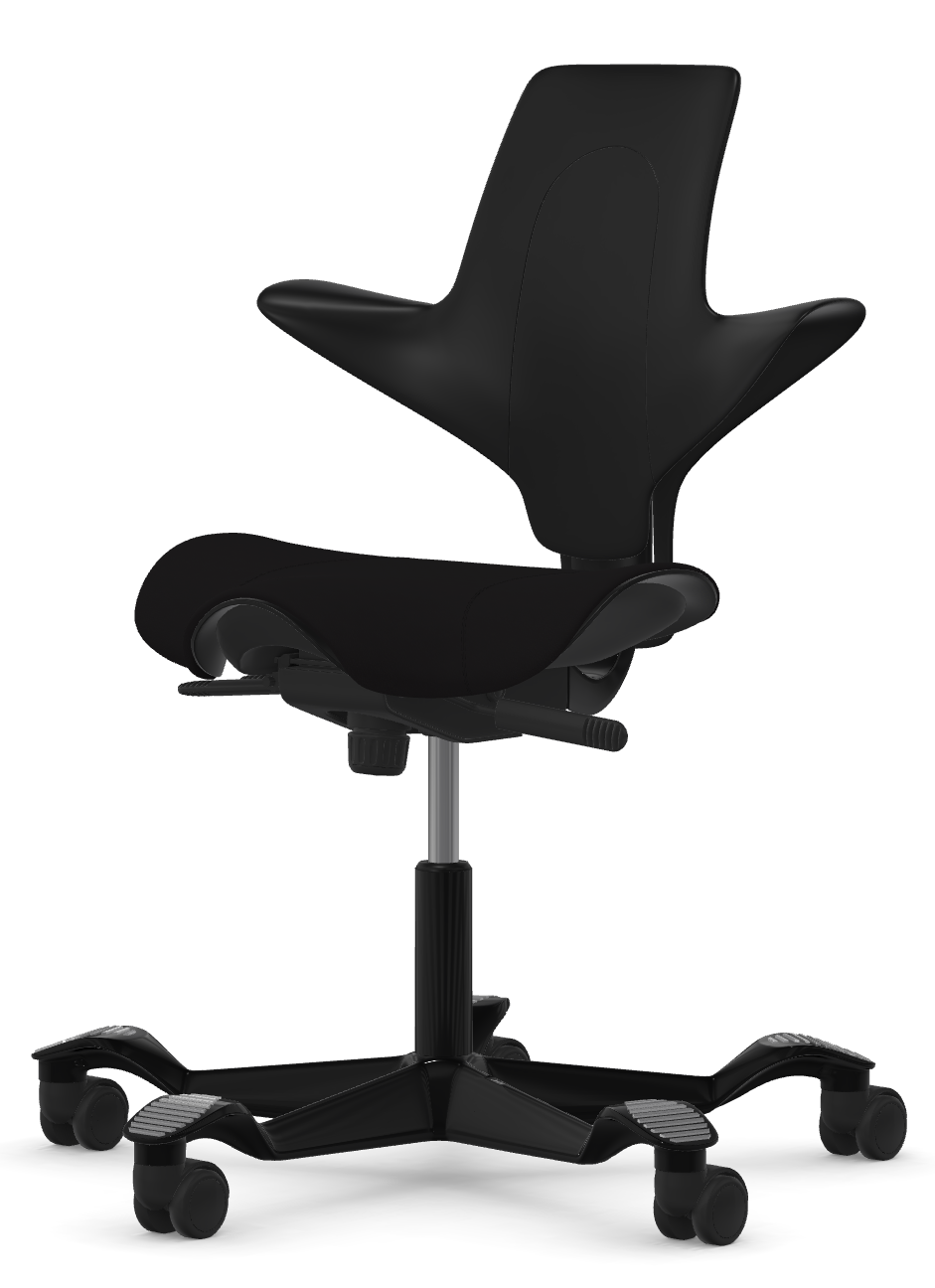 HÅG CAPISCO PULS Ergonomic Office Chair - Adjustable Modern Task Chair with Fully Upholstered Cushion for Home & Workspace (8020) - Perfect for Long Hours Sitting, Computer Work & Back Support