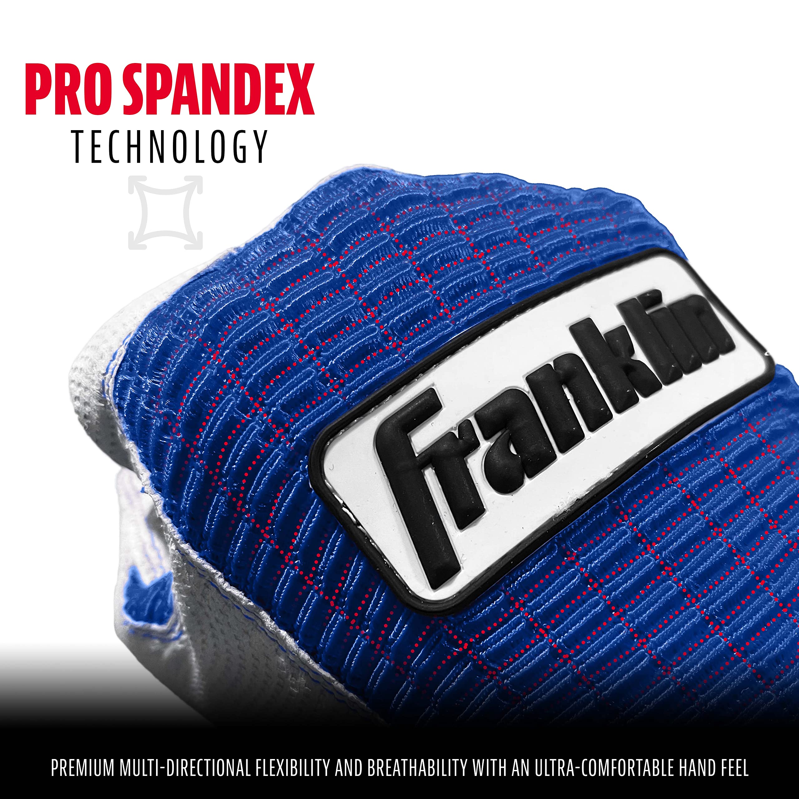 Franklin Sports MLB Baseball Batting Gloves - Pro Classic Batting Gloves for Baseball & Softball - Adult & Youth Batting Gloves - Perfect for Training, Games & Practice Sessions