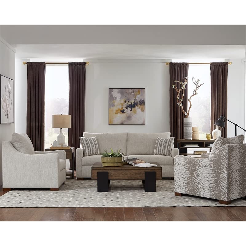Progressive Furniture Winter Park End Table in Clay/Black - Modern Side Table for Living Room, Bedroom, or Office - Perfect for Coffee, Books, and Decor