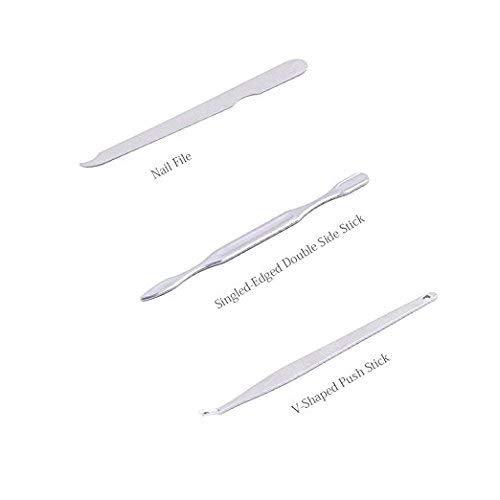 Premium 12-in-1 Stainless Steel Manicure Set with Faux Leather Case - Golden Design Nail Clippers, Cuticle Grooming Tools & Complete Nail Care Kit for Home, Travel & Professional Salon Use