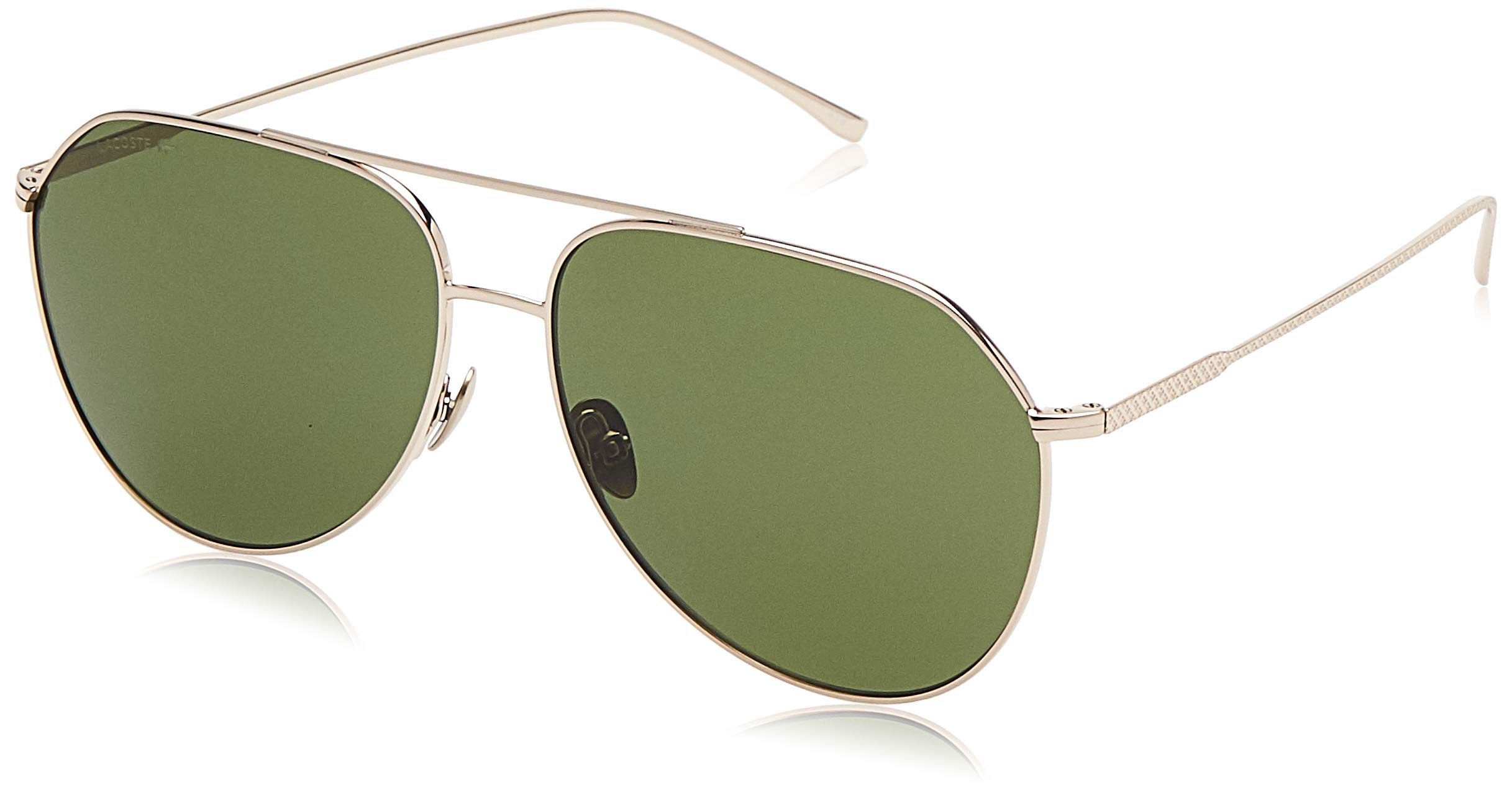 Lacoste L209s Aviator Sunglasses for Men & Women - Polarized UV Protection Pilot Style Shades - Perfect for Driving, Travel & Outdoor Activities