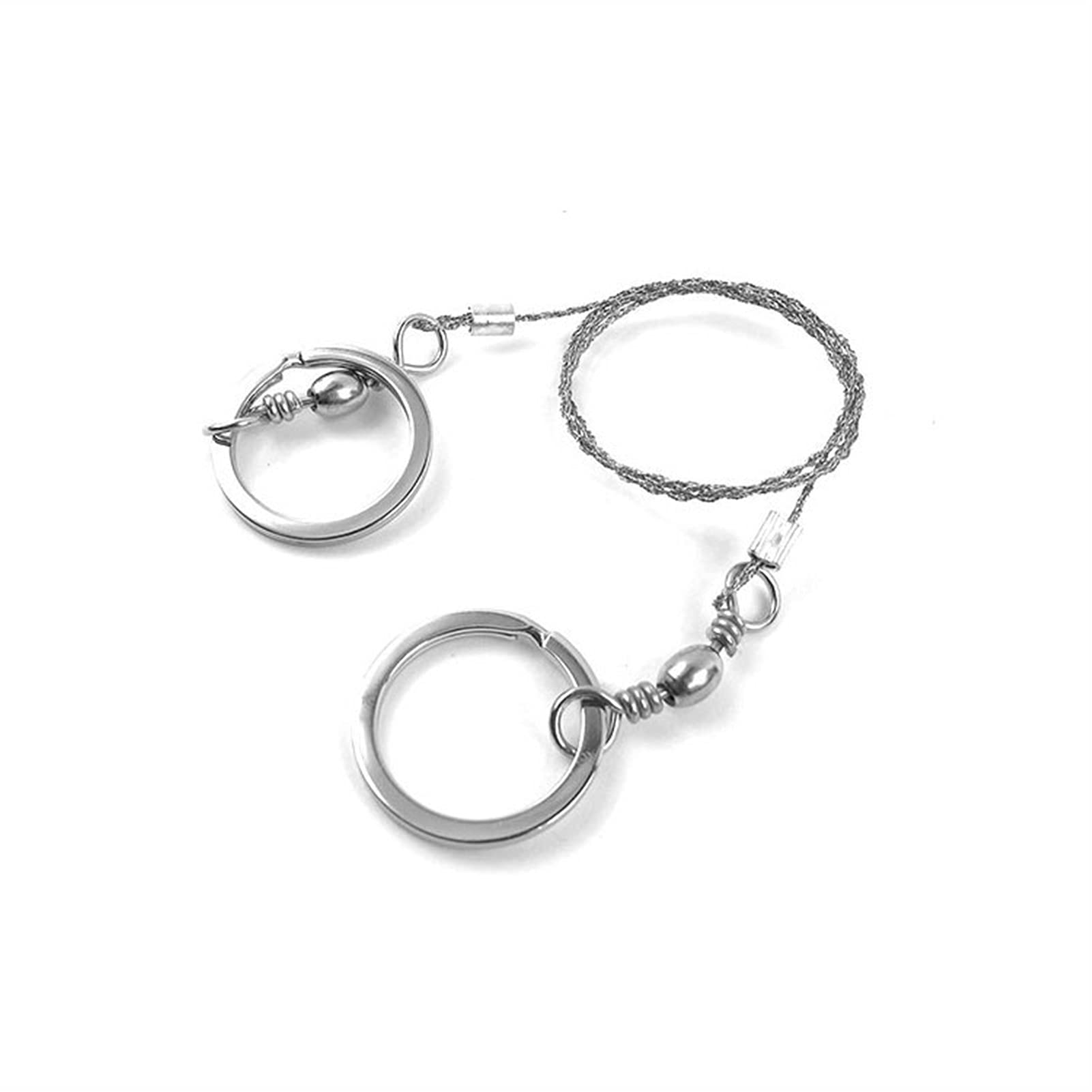 Stainless Steel Wire Survival Saw - 3pcs Portable Hand Saw for Camping, Hiking, Hunting & Emergency Situations | Compact Outdoor Cutting Tool for Wood, Branches & Survival Gear (Silver)