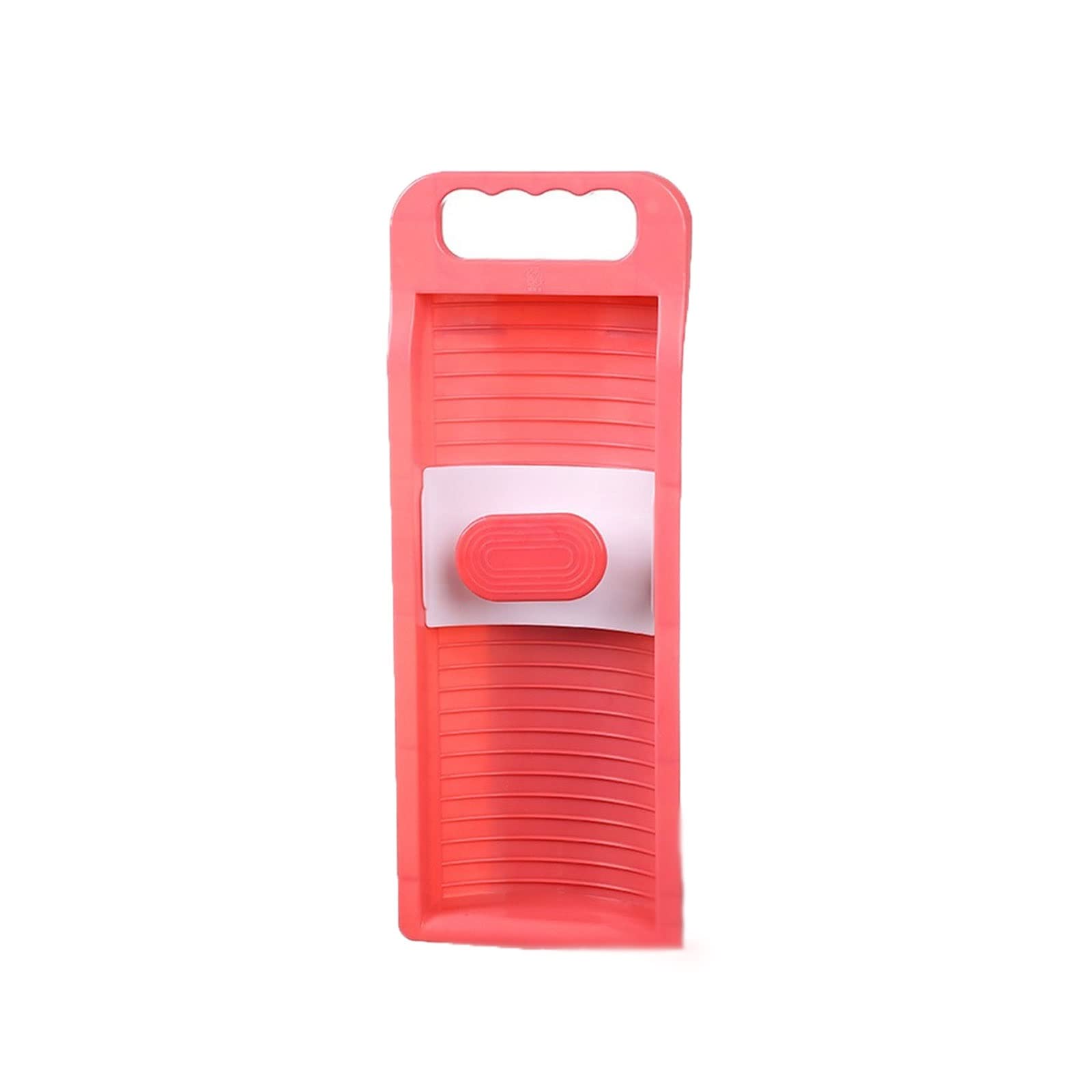 Anti-Slip Thickened Washboard for Laundry - Durable Clothes Cleaning Board with Non-Slip Surface, Red Bathroom Accessory - Perfect for Hand Washing Delicates & Small Items in Sink or Tub