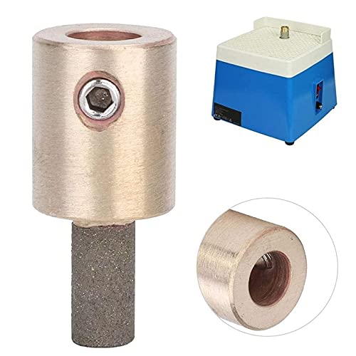 Diamond Grinding Bit for Ceramic & Glass - MCB14 Mini Portable Abrasive Tool with Inland Diamond for Stone Edge Grinding (Golden) - Perfect for DIY Crafts, Jewelry Making & Glass Art Projects