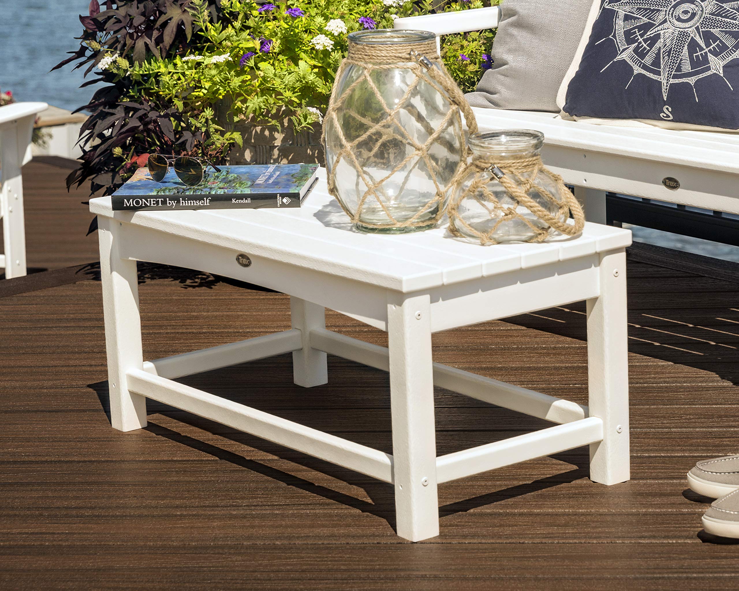 Trex Outdoor Furniture™ Rockport Conversation & Coffee Table - Weather-Resistant Stepping Stone Design - Perfect for Patio, Deck, and Garden Relaxation