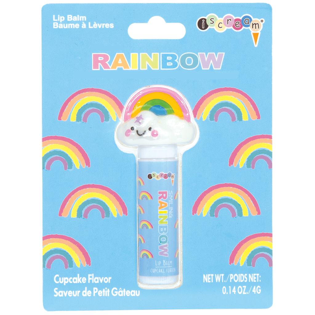 Iscream Rainbow Lip Balm - Hydrating & Tinted Lip Care with Shea Butter & Vitamin E - Perfect for Dry Lips, Daily Moisturizing & Makeup Looks