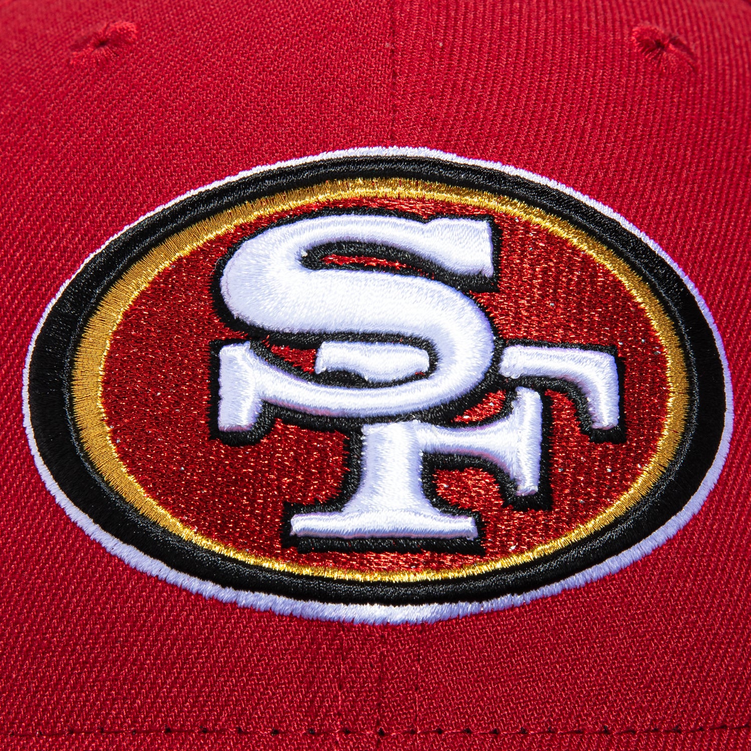 New Era 59Fifty San Francisco 49ers 60th Anniversary Patch Hat - Cardinal & Black - Official NFL Licensed Snapback Cap for Men & Women - Perfect for Football Games, Fan Gear & Streetwear Fashion
