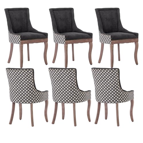Black and Patterned