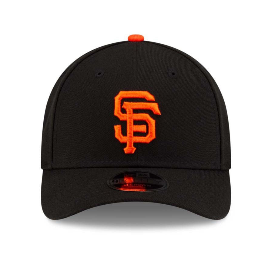 New Era 9Forty M Crown San Francisco Giants Snapback Baseball Cap - Black | Official MLB Licensed Hat for Men & Women | Perfect for Games, Fan Gear & Streetwear Fashion