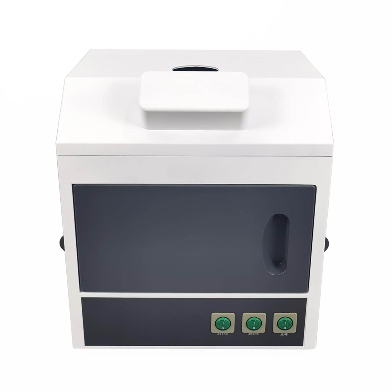 Dark Box UV Ultraviolet Analyzer - 110V 60Hz UV Lamp Cabinet for Lab Analysis & Fluorescence Detection | Portable UV Light Tester for Jewelry, Currency & Document Verification