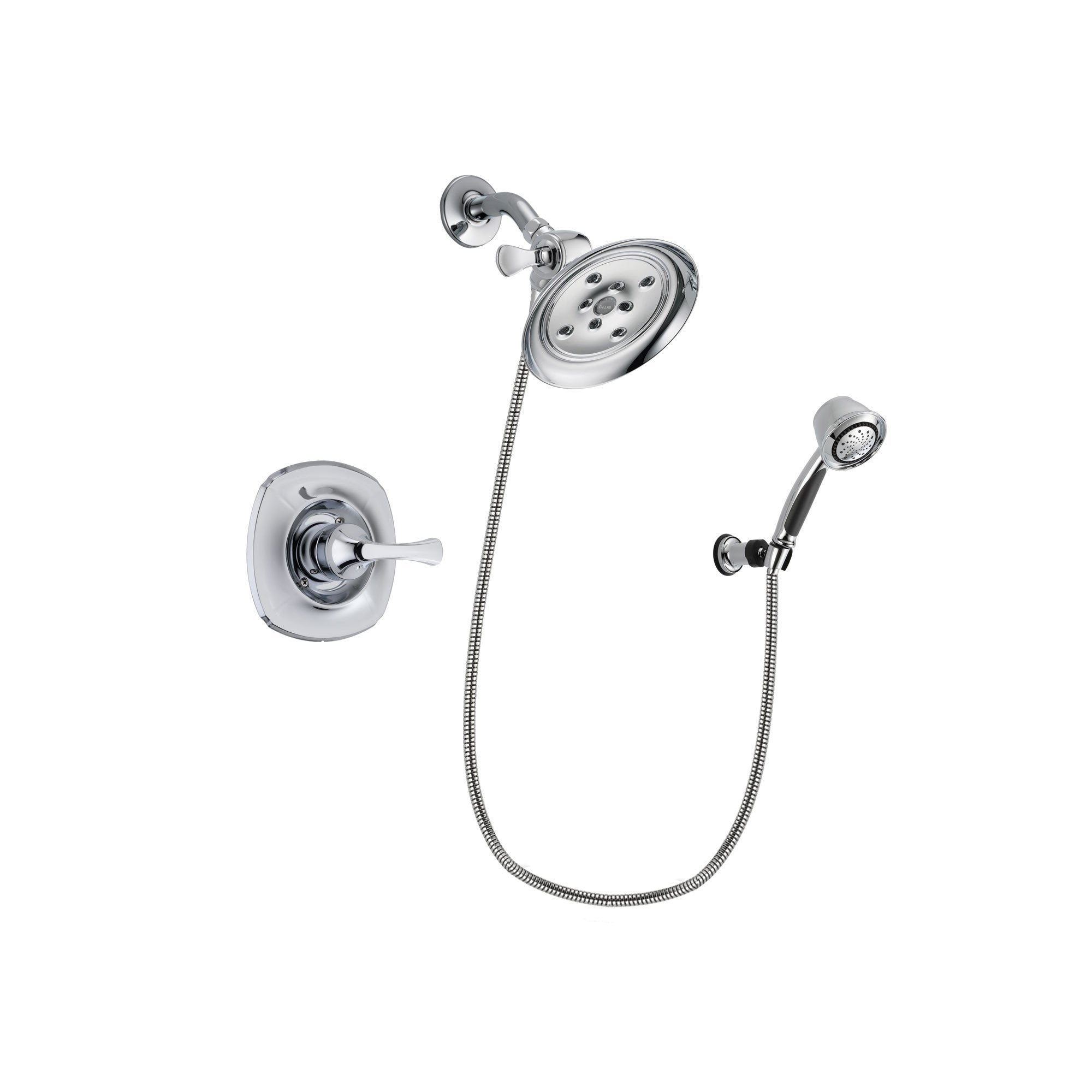 Delta Addison Chrome Shower Faucet System with Showerhead and Hand Shower DSP0374V - Perfect for Modern Bathroom Renovations and Spa-Like Shower Experiences