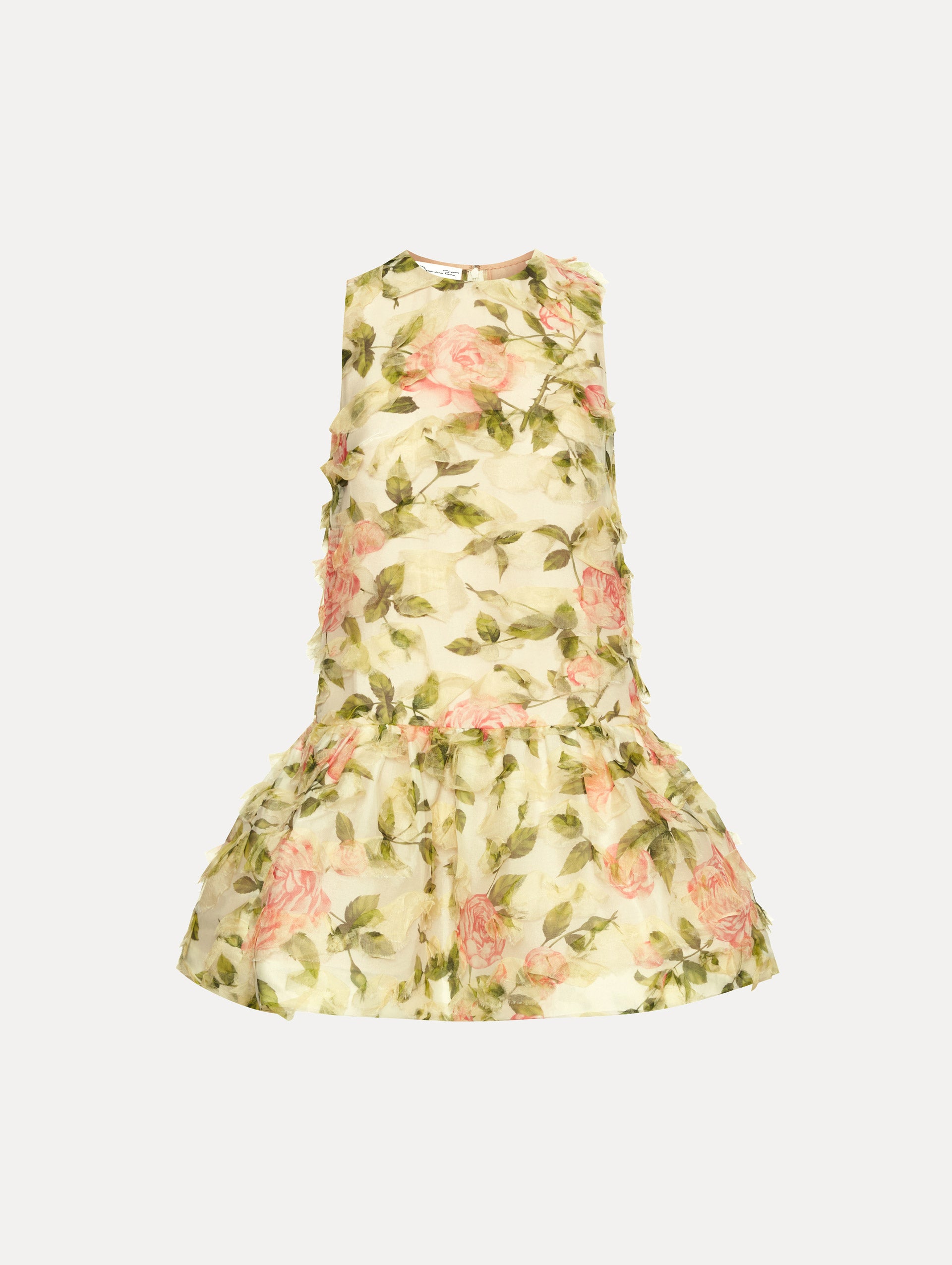 English Rose Fil Coupé Floral Summer Dress - Elegant Women's Midi Dress for Garden Parties, Weddings & Date Nights