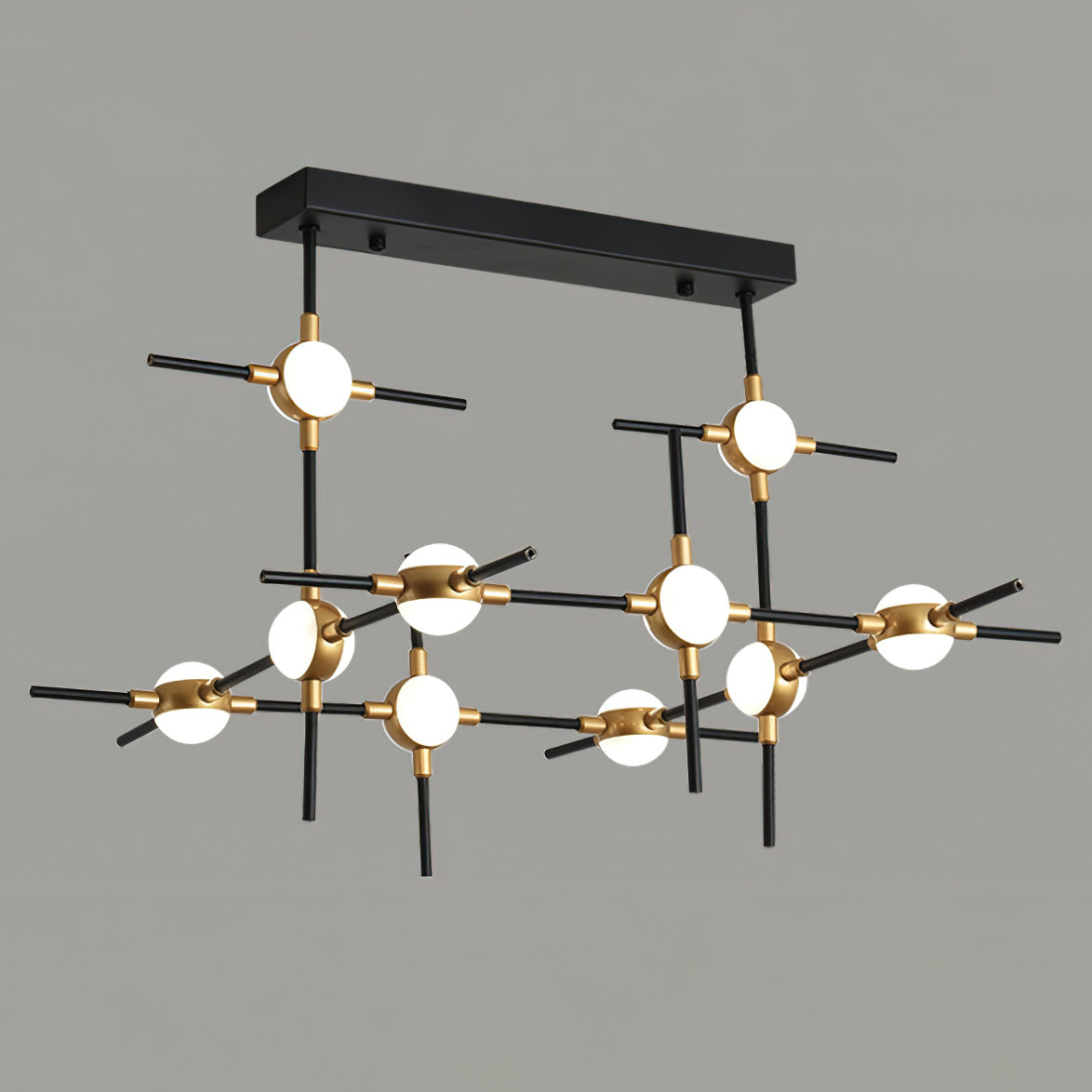 Dorney Modern Floating Ball Ceiling Light Fixture - LED Hanging Sphere Pendant Lamp for Living Room, Bedroom, Dining Room and Office Lighting Decor