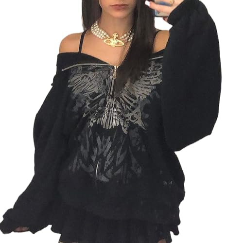 Zb-black Retro Hoodie