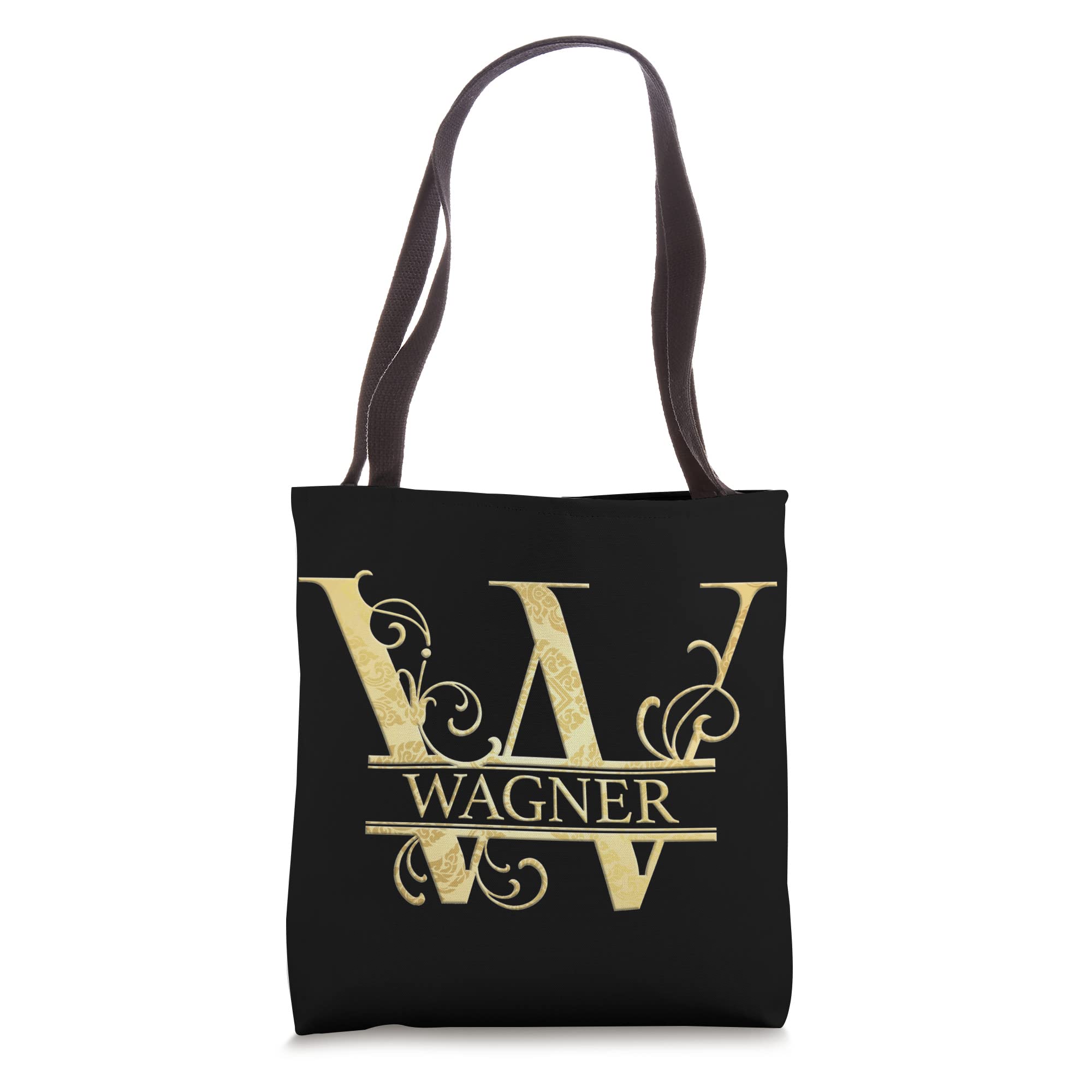 Wagner Personalized Name Tote Bag - Customizable Canvas Shopper for Women & Men - Perfect for Grocery Shopping, Beach Trips & Everyday Use