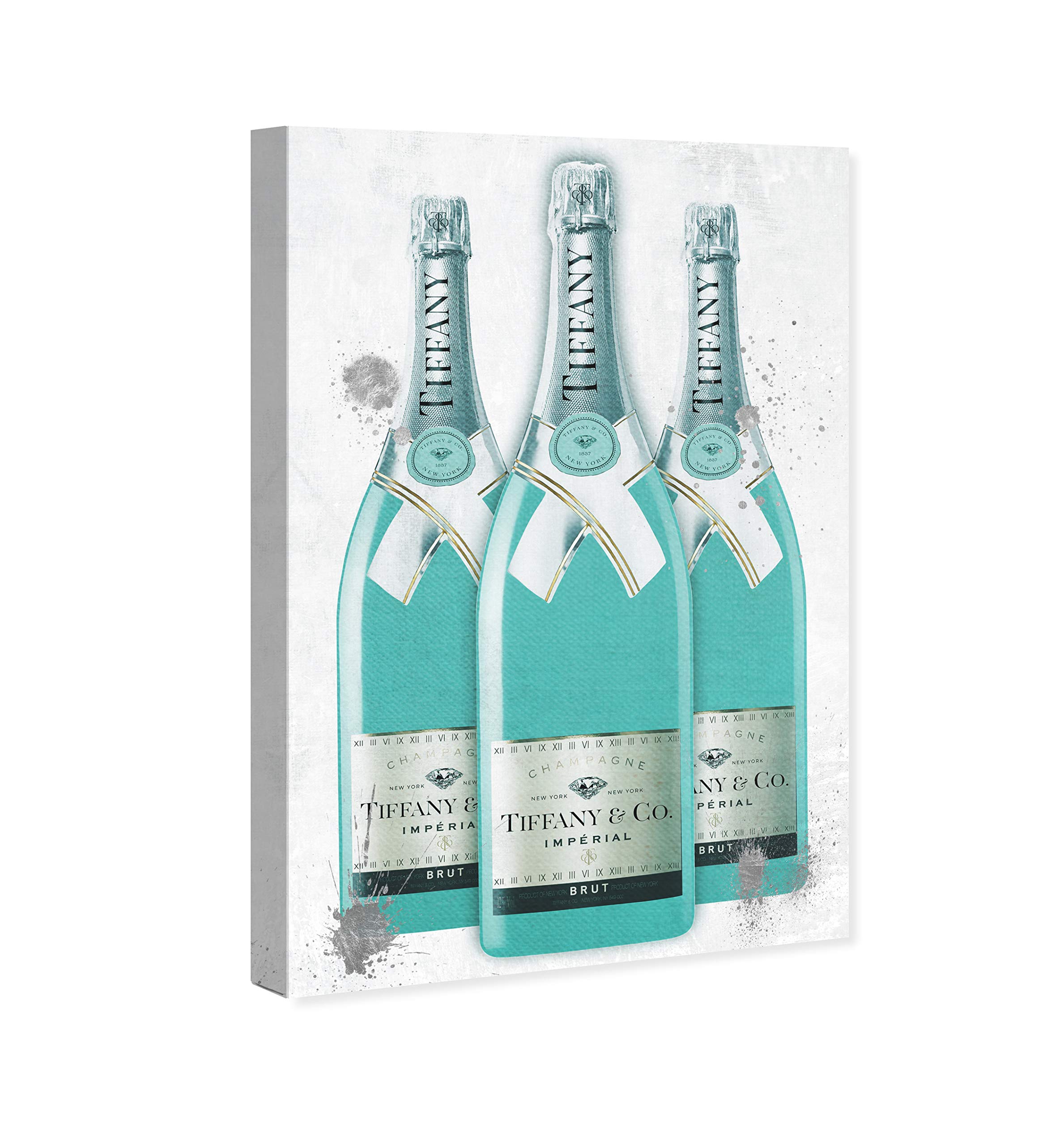 Diamonds and Bubbles Champagne Wall Art Canvas Print - 40x60 Inch Fashion & Glam Home Decor by Oliver Gal Artist Co. - Perfect for Living Room, Bedroom or Office Decoration