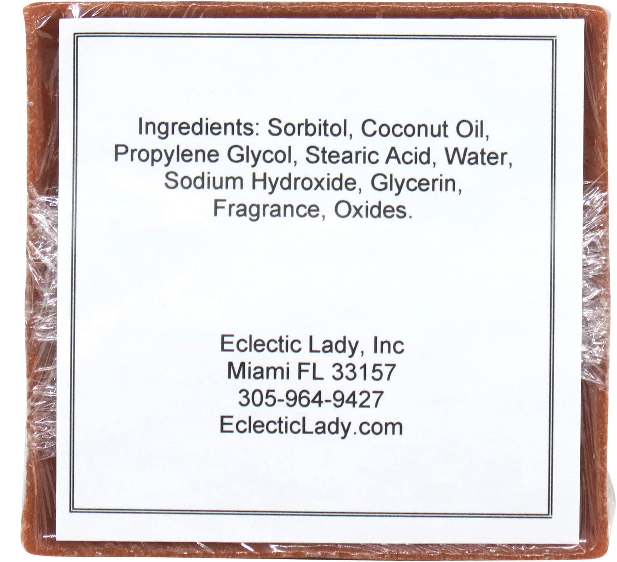 Eclectic Lady Hot Chocolate Glycerin Soap Bar - 4 oz Moisturizing Handmade Soap for Dry Skin | Perfect for Winter Skincare & Spa Gifts