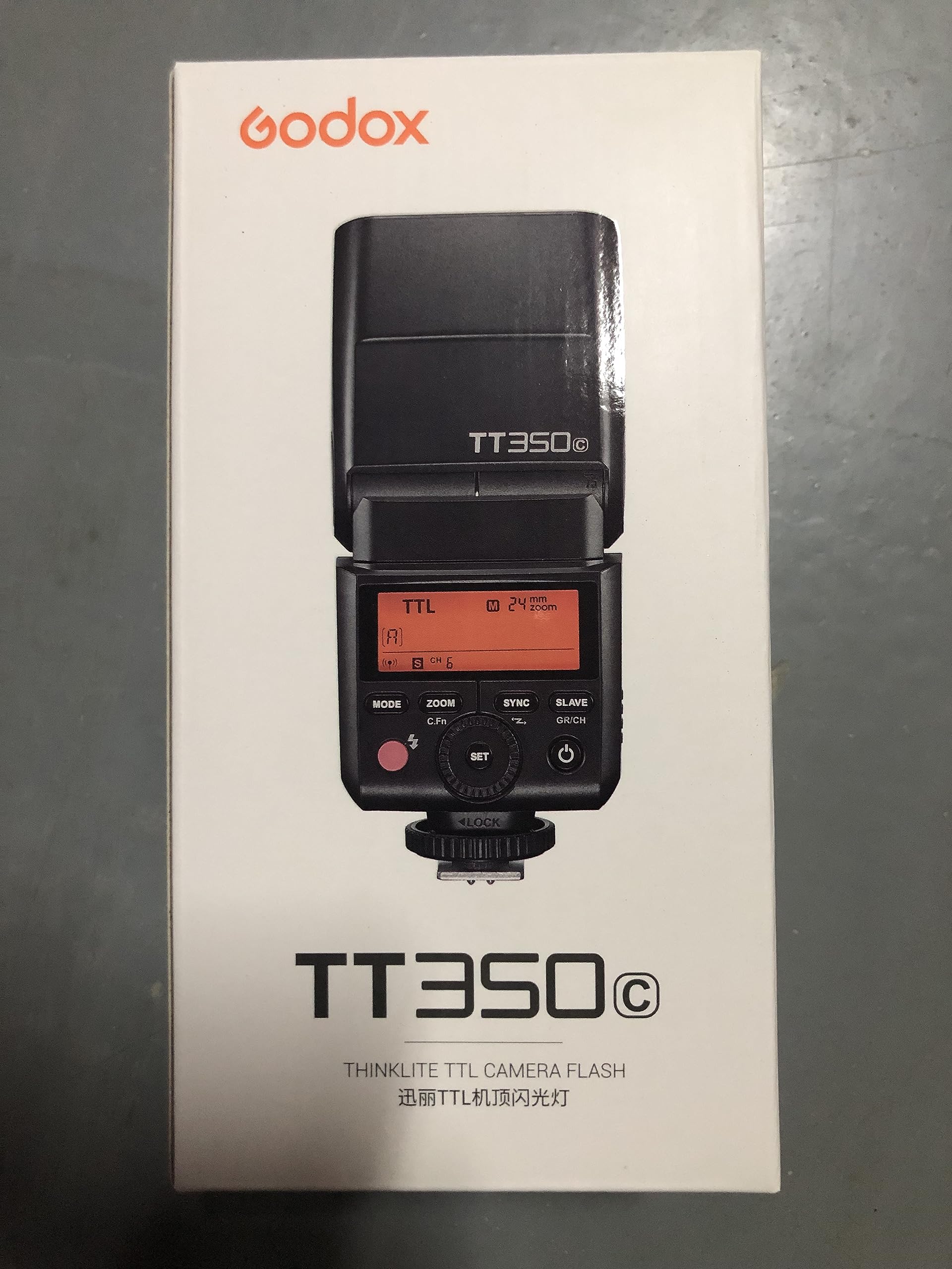 Godox TT350C Mini TTL Flash Speedlight for Canon - 2.4G Wireless GN36 HSS 1/8000s | Compact Camera Flash Compatible with Canon DSLR/Mirrorless | Perfect for Portrait, Wedding & Event Photography