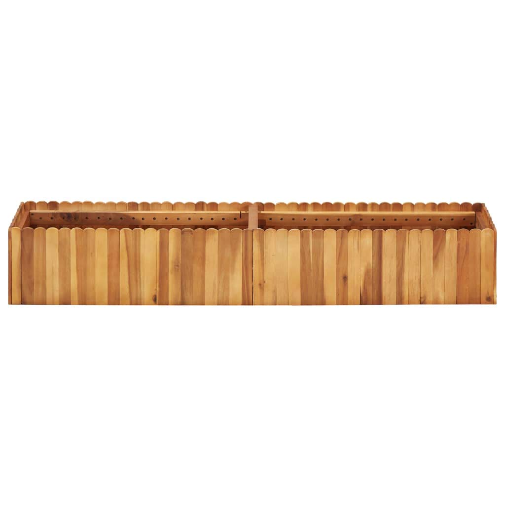 Elevated Wooden Raised Garden Bed Planter Box for Vegetables, Flowers & Herbs - Outdoor Gardening Kit for Patio, Backyard & Balcony