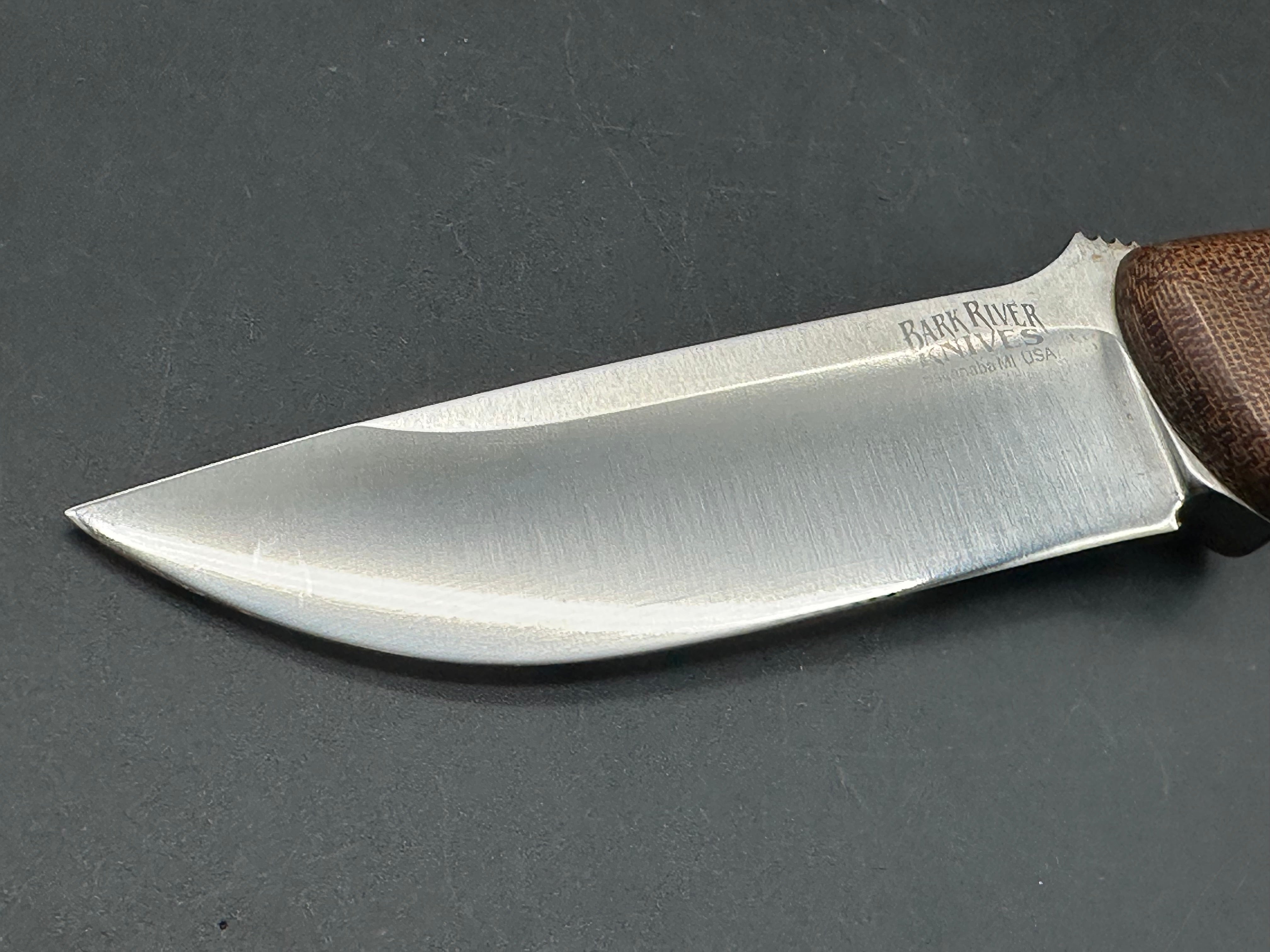 Bark River Bravo A2 Knife - High-Quality Outdoor Survival Blade for Hunting, Camping & Bushcraft | Durable Fixed Blade Knife for Tactical, EDC & Adventure Use