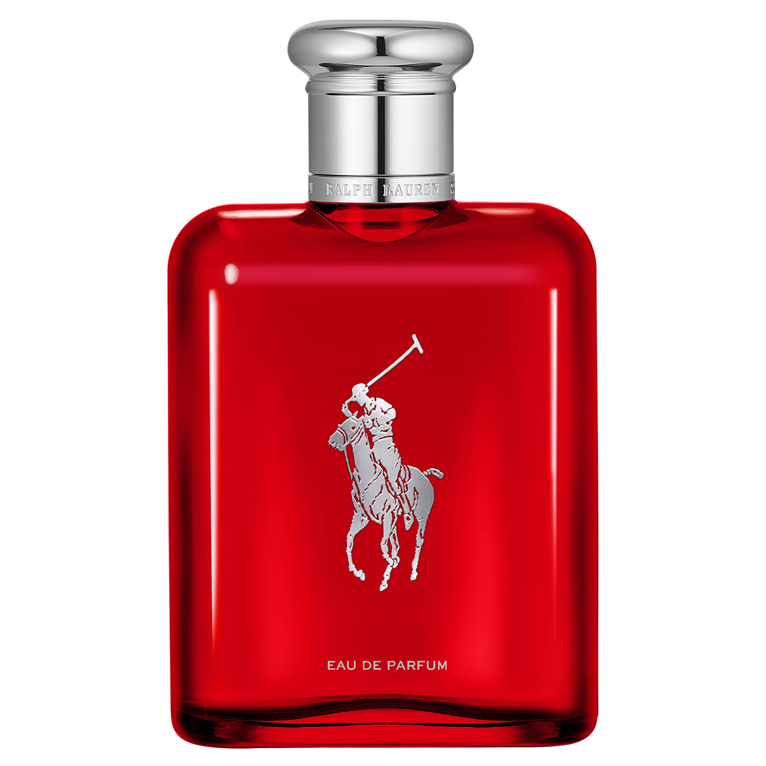 RALPH LAUREN Polo Red Eau de Parfum for Men - Woody Spicy Cologne with Ginger, Sage & Cedarwood - 4.2 Fl Oz - Medium Intensity Fragrance - Perfect for Date Night & Formal Events