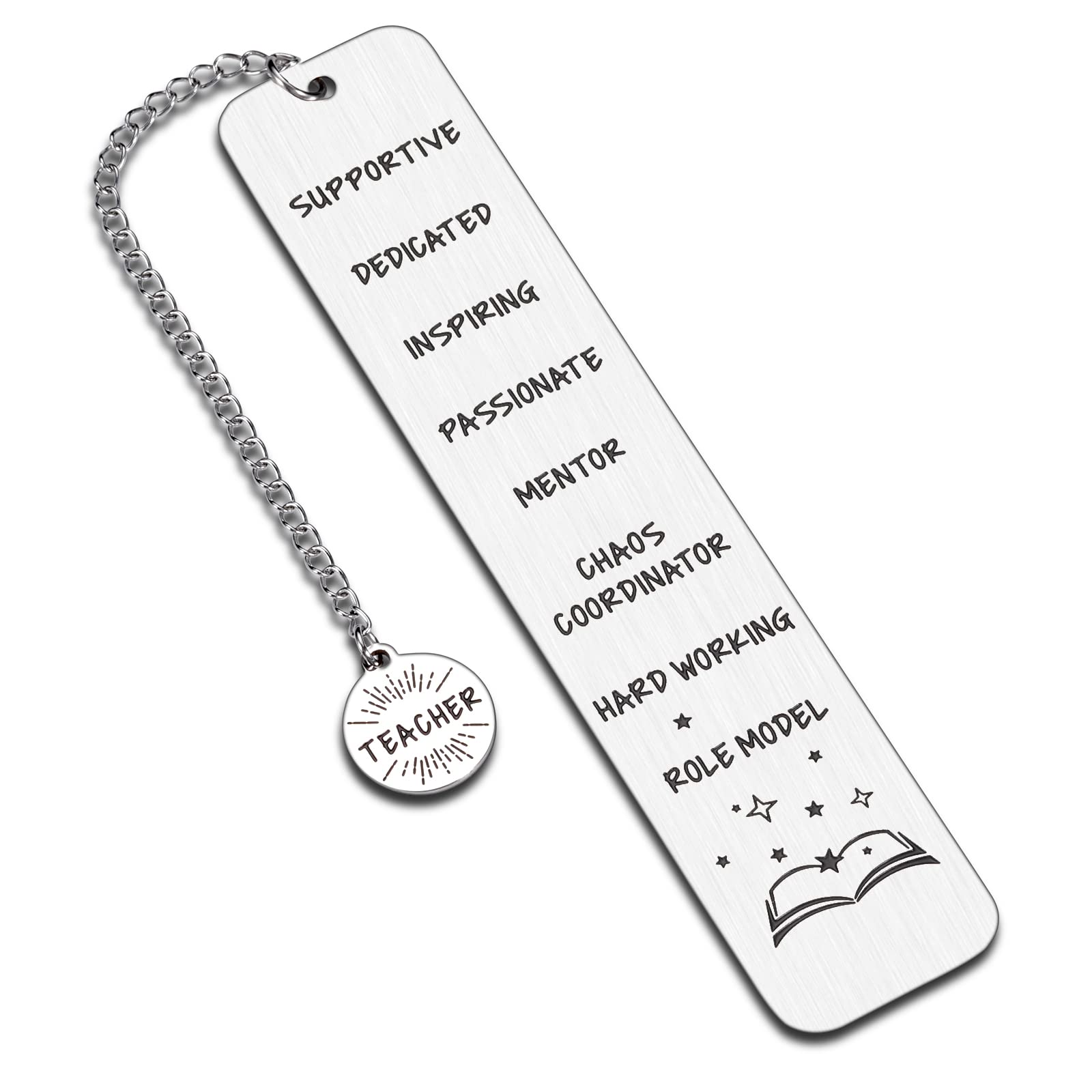 Graduation Bookmark Gift for Teachers - Appreciation, Birthday & Retirement - Perfect for Book Lovers & Coworkers