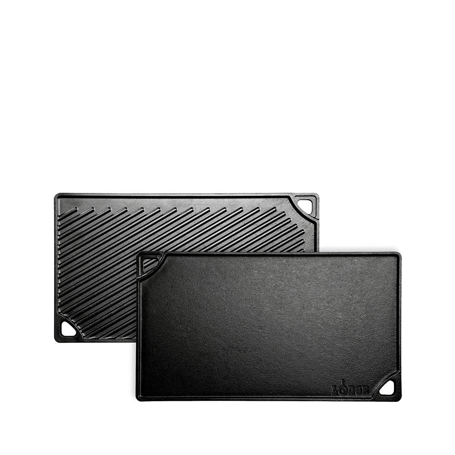 Premium Cast Iron Grill and Griddle - Heavy Duty Dual-Sided Cooking Pan for Stovetop, Oven & Camping - Perfect for Grilling, Searing & Pancakes