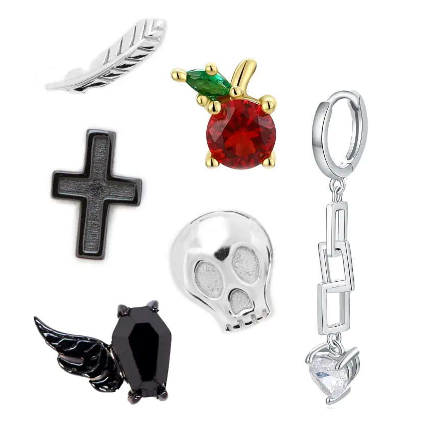 Death Stud Pack - Punk Rock Spiked Bracelet for Men & Women | Gothic Fashion Accessory for Concerts, Parties & Alternative Style