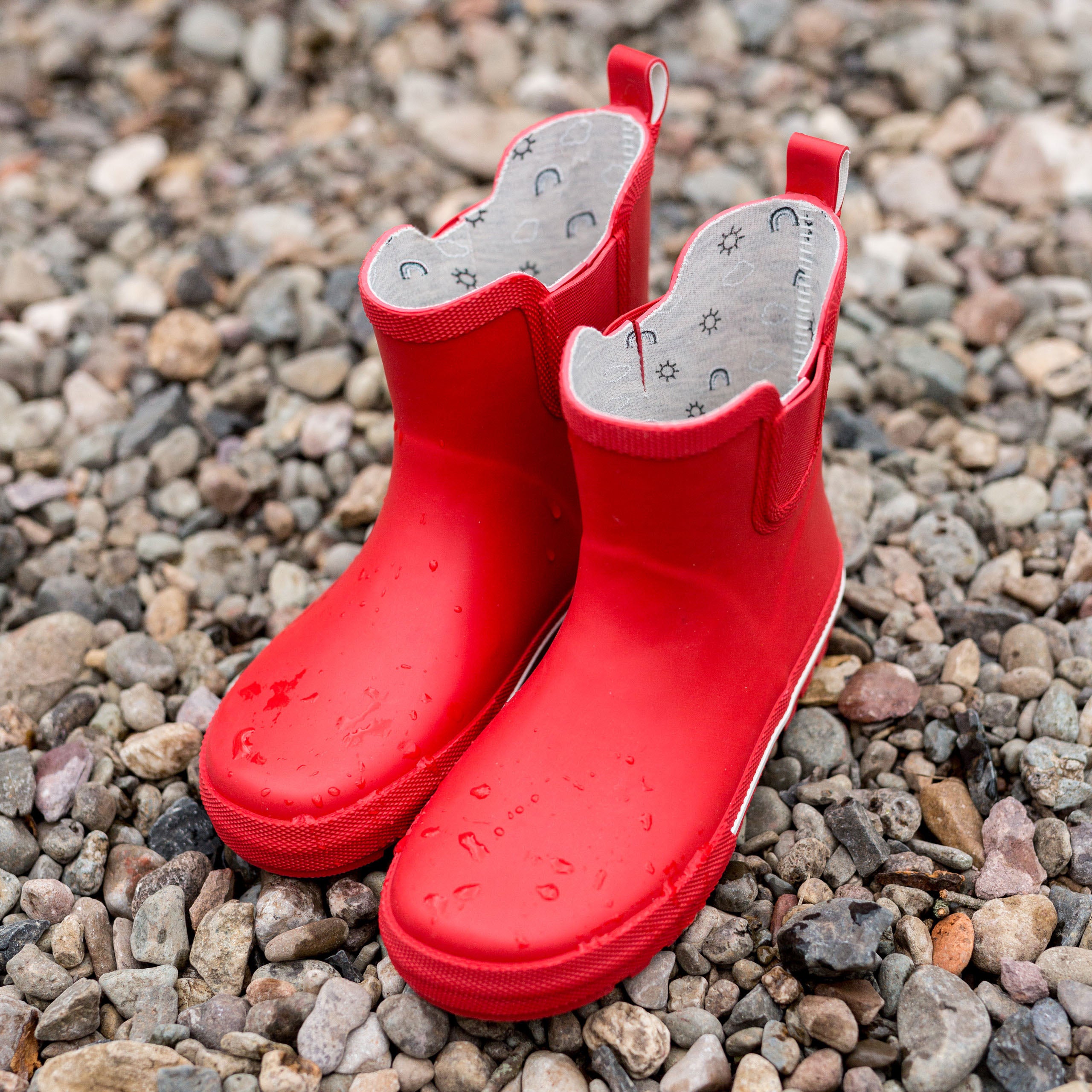 Kids' Paddlebeck Short Rain Boots - Waterproof Rubber Booties for Boys & Girls - Perfect for Puddles, Gardening & Outdoor Play
