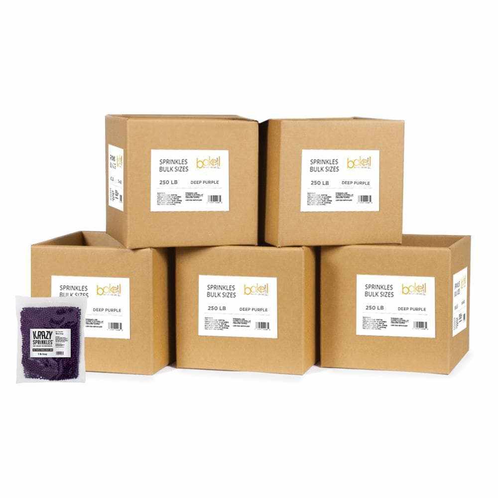 4mm Deep Purple Sprinkle Beads Bulk Case - Perfect for Jewelry Making, Cake Decorating & DIY Crafts