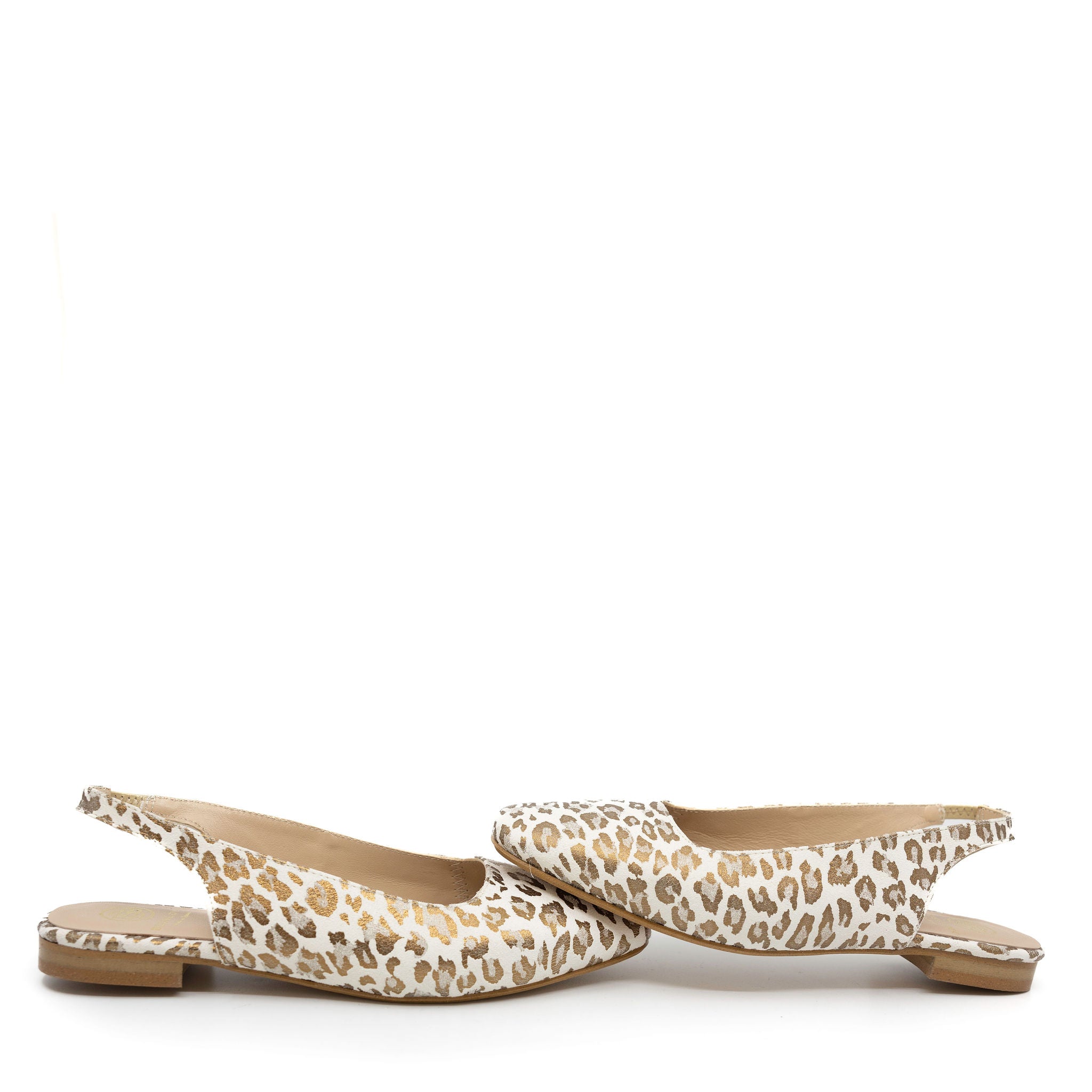 Blublonc Leopard Print Metallic Slingback Heels for Women - Stylish Party & Evening Dress Shoes for Weddings, Date Nights & Special Occasions