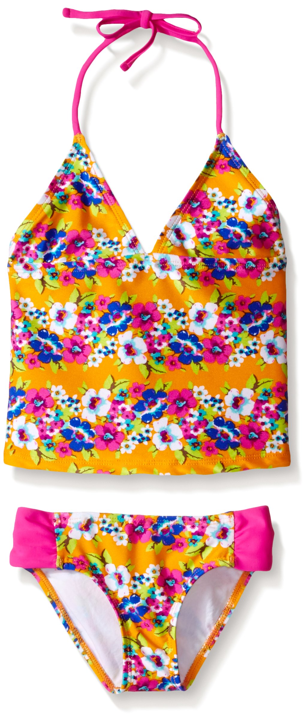 High Tide Garden California Tankini Swimsuit - Stylish Two-Piece Beachwear for Summer Vacation & Pool Parties