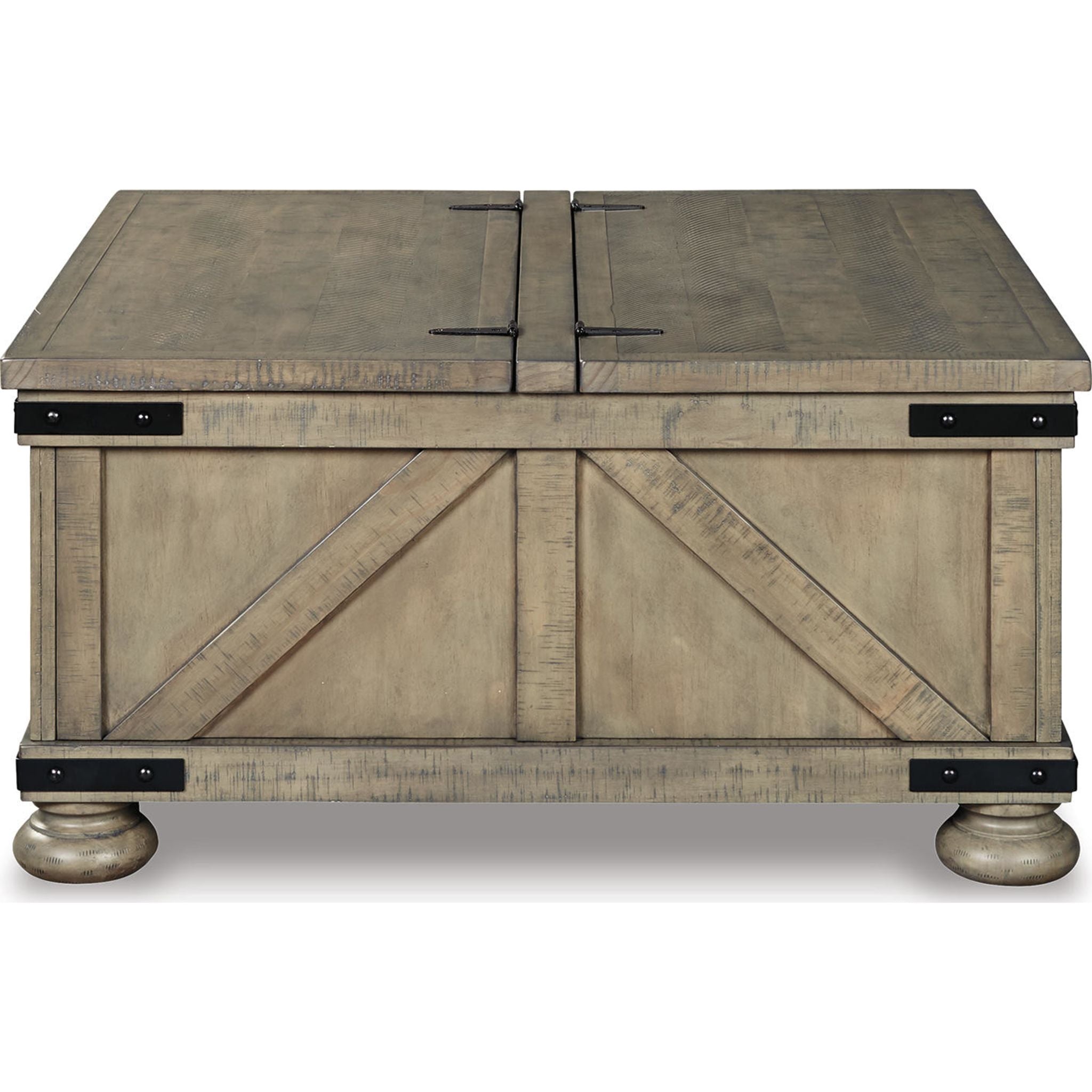 Modern Aldwin Coffee Table in Gray - Stylish Living Room Furniture for Small Spaces, Home Decor & Office Use