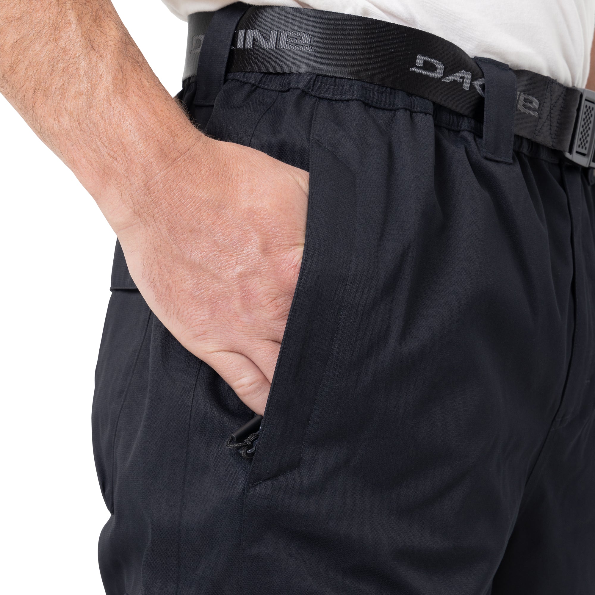 Rodgers 10K Cargo Snow Pants for Men - Waterproof Winter Ski Pants with Multiple Pockets - Black - Ideal for Skiing, Snowboarding & Cold Weather Outdoor Activities
