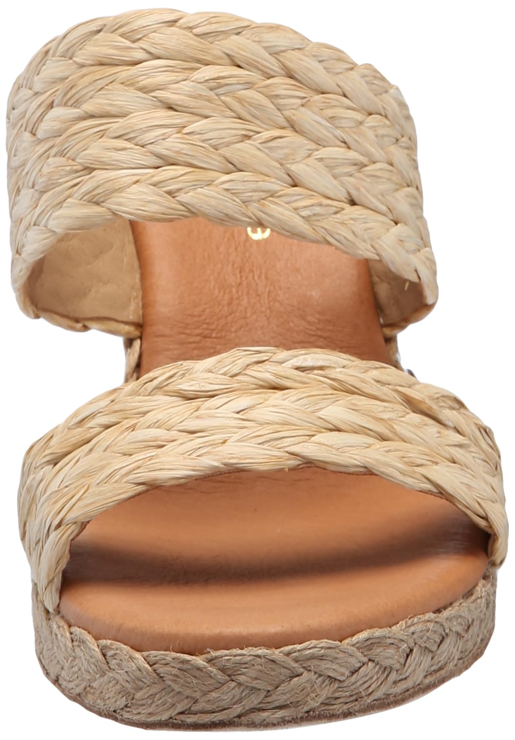 André Assous Women's Nolita Raffia Wedge Sandals - Comfortable Summer Beach Shoes for Women, Fashionable Espadrille Wedges for Casual Outings & Vacation
