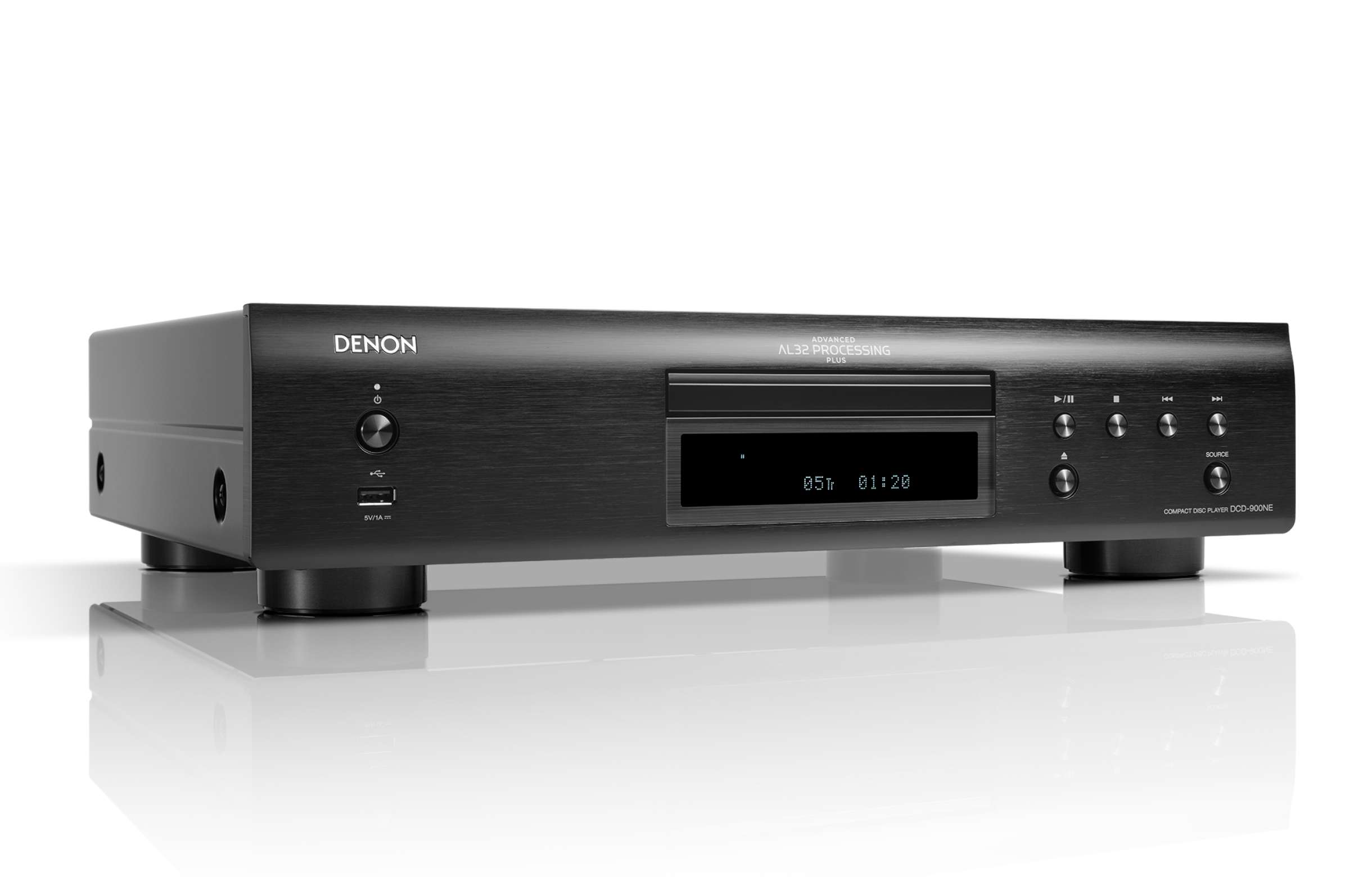 Denon DCD-900NE Premium CD Player with AL32 Processing Plus, USB Input & Hi-Fi Audio - Perfect for Home Theater & Music Listening
