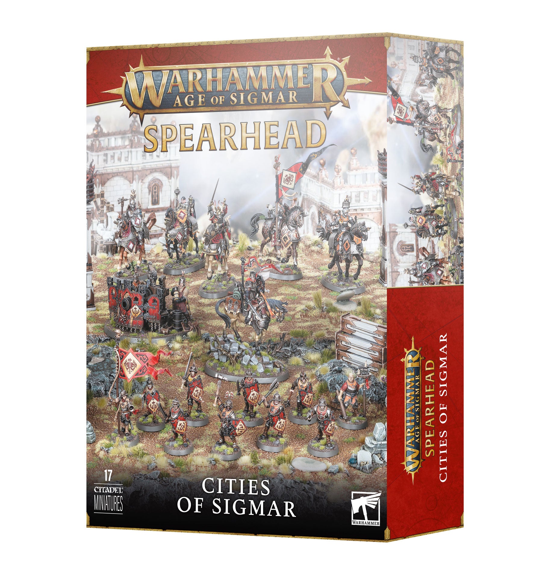 Age of Sigmar Spearhead: Cities of Sigmar - Warhammer Fantasy Battle Game Starter Set for Tabletop Wargaming & Miniature Painting Enthusiasts