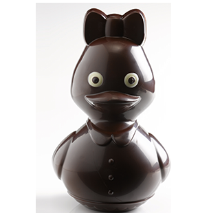 Premium Female Duck Chocolate Mold - 17.5cm Silicone Baking Tool for Easter, Birthdays & DIY Candy Making
