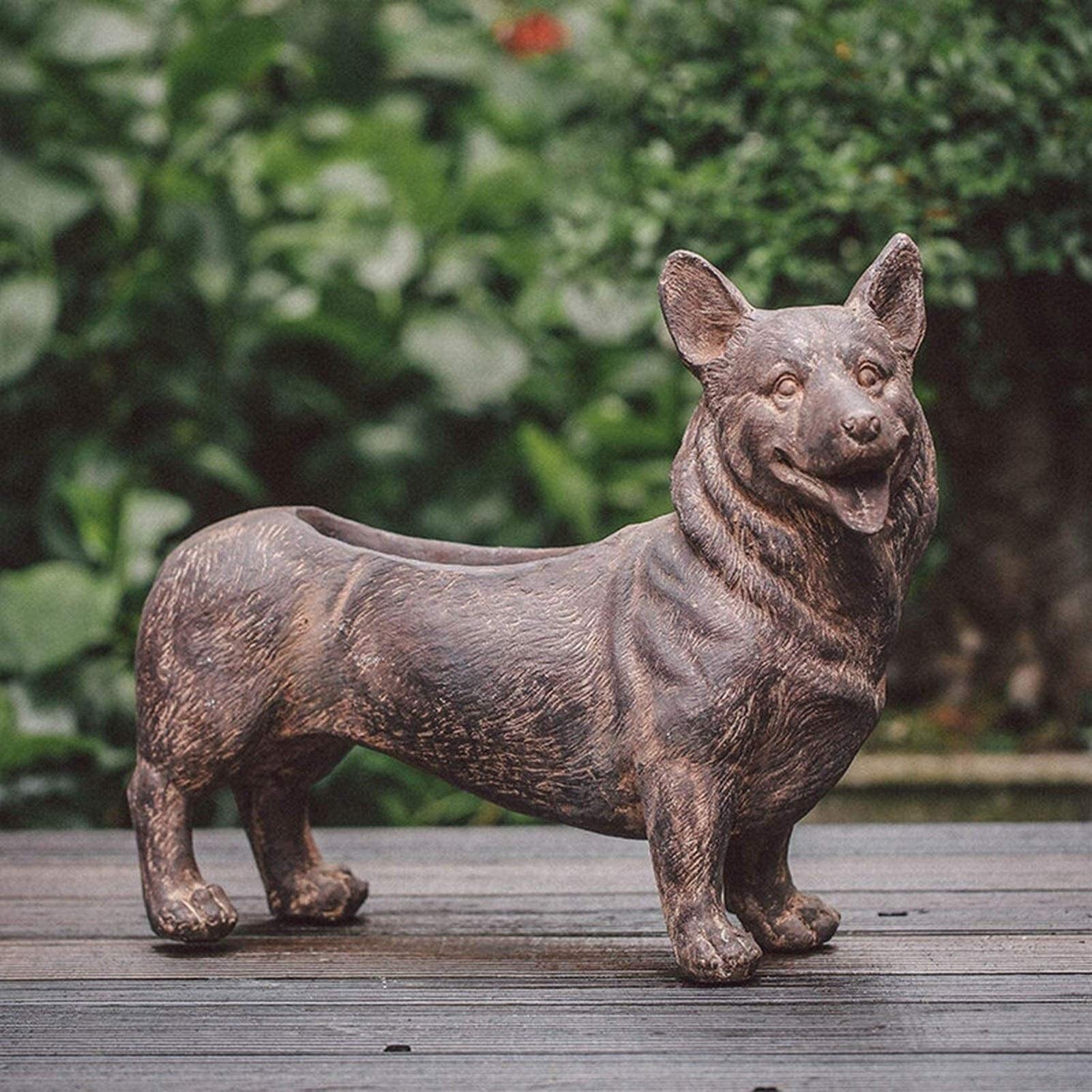 Cute Dog-Shaped Flower Pot - Magnesium Oxide Creative Garden Planter, Indoor/Outdoor Decor for Home, Office & Desktop - Perfect for Gardening, Gifts & Plant Lovers