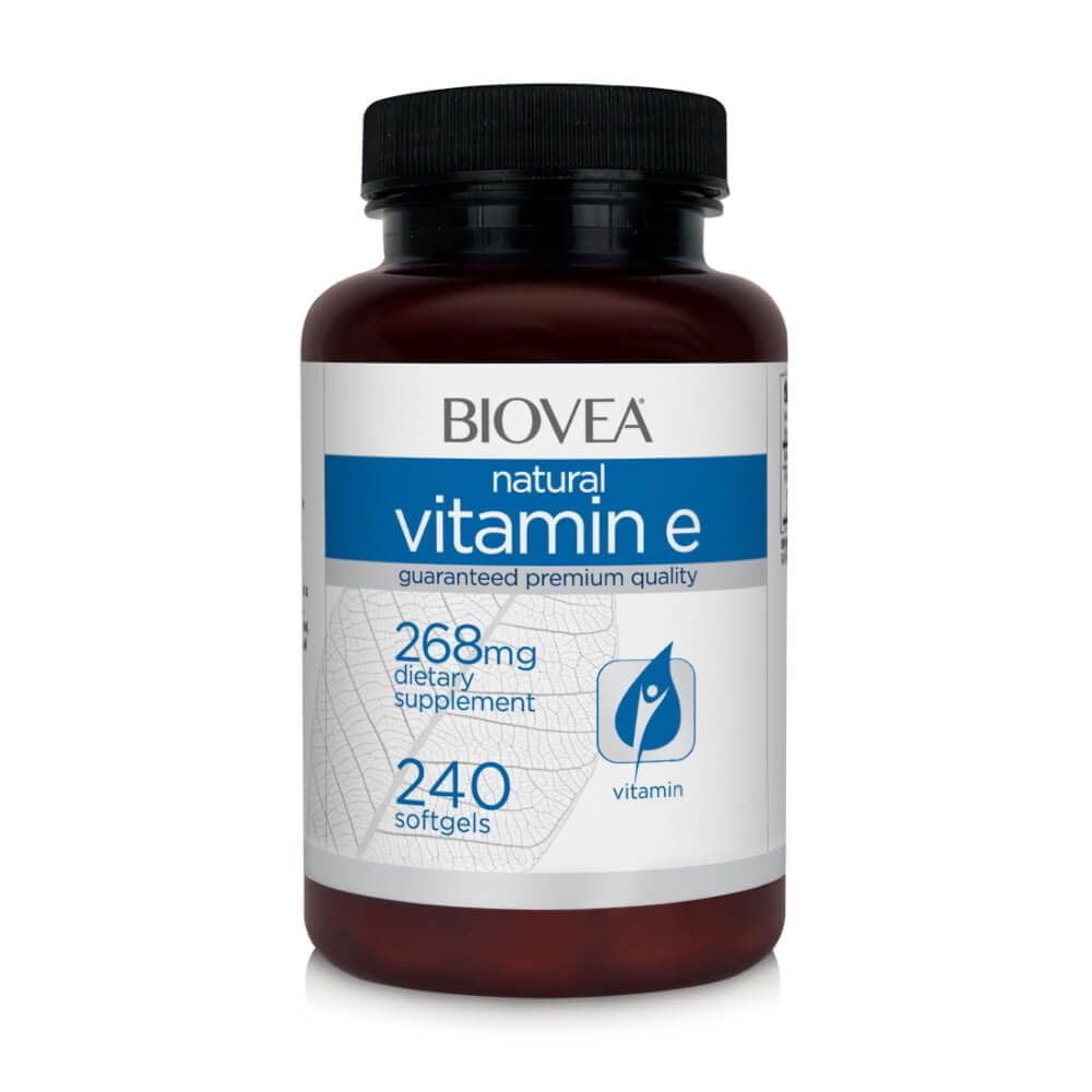 Biovea Vitamin E 267mg (400 IU) 240 Softgels - Antioxidant Supplement for Skin, Hair & Immune Support - Daily Health & Wellness Boost
