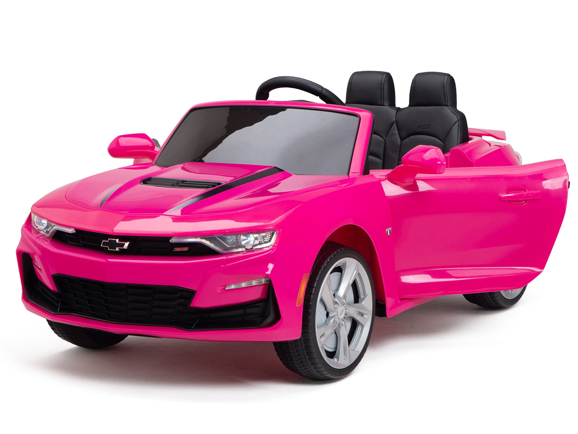 12V Chevrolet Camaro 2SS Kids Ride On Car with Parent Remote Control - Pink Electric Toy Car for Boys & Girls - Perfect for Birthday Gifts, Outdoor Play & Backyard Fun