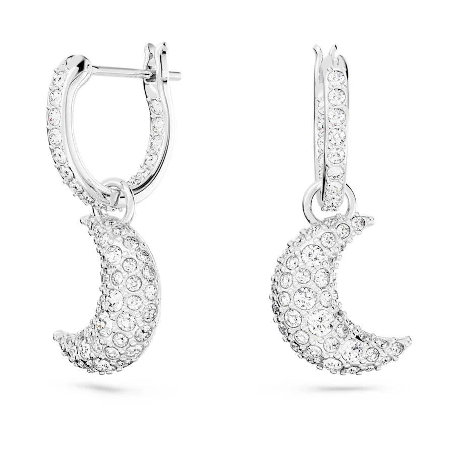 Luna Drop Earrings for Women - Elegant Dangle Earrings with Crystal Stones, Perfect for Wedding, Party & Evening Occasions
