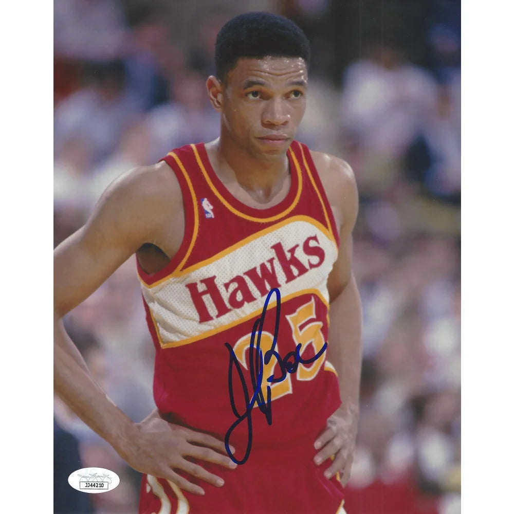 Doc Rivers Autographed 8x10 Photo with JSA COA - Atlanta Hawks Memorabilia - Perfect for Sports Collectors and Fans