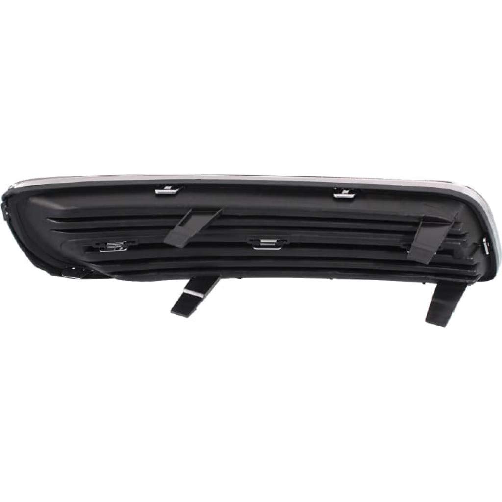 Chrysler 300 Fog Light Cover Set 2011-2014 - Black with Chrome Trim - Driver & Passenger Side - OEM CH1038127 & CH1039127 (68127945AB + 68127944AB) - Perfect for Replacement & Car Customization