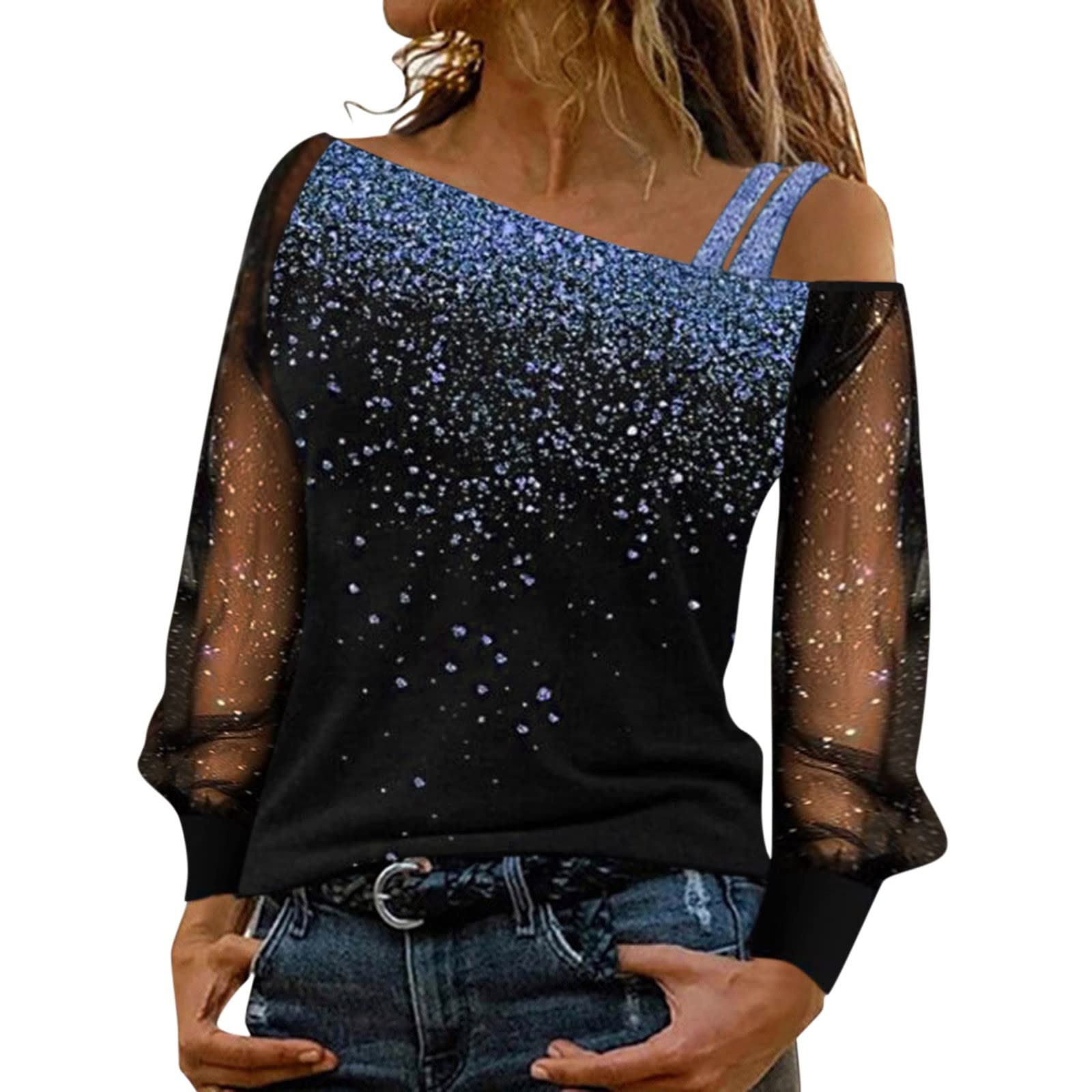 Women's Fashion Blouses & Workout Tops 2023 - Off Shoulder T-Shirts, Summer Tunic Tops & Tank Tops for Casual Wear, Gym & Beach Outfits