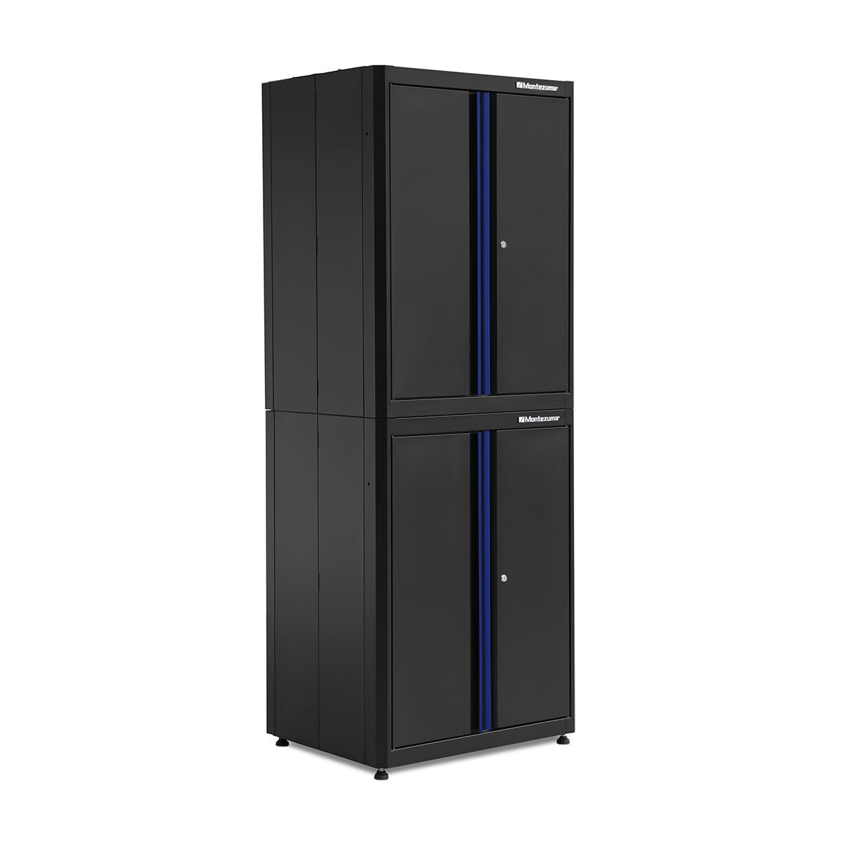 Montezuma 2-Door Stackable Storage Cabinet - Organize Home, Office, or Garage with Durable Metal Shelving Unit