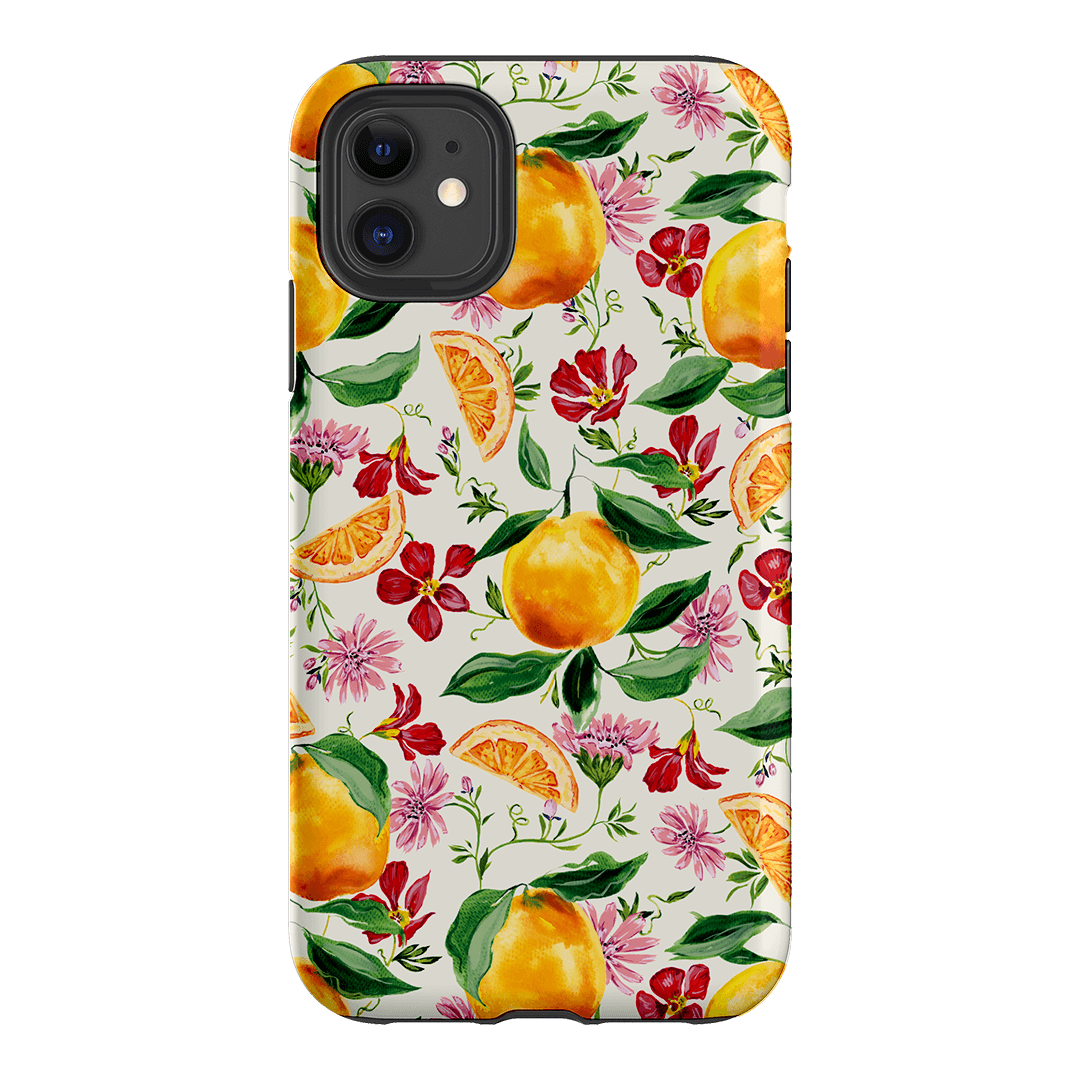 Sweet Orange Shockproof Phone Case for iPhone 15/14/13 - Durable Anti-Slip Protection with Premium TPU Material | Perfect for Outdoor Activities, Gym Workouts & Daily Use