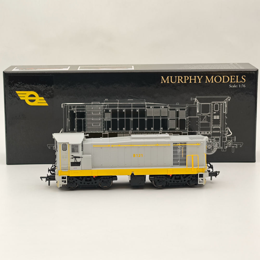 1:76 Scale Murphy Models MM0121 Class 121 Diesel Locomotive B121 in CIE Grey Livery - Irish Railways Collection Model Train for Display & Diorama Scenes