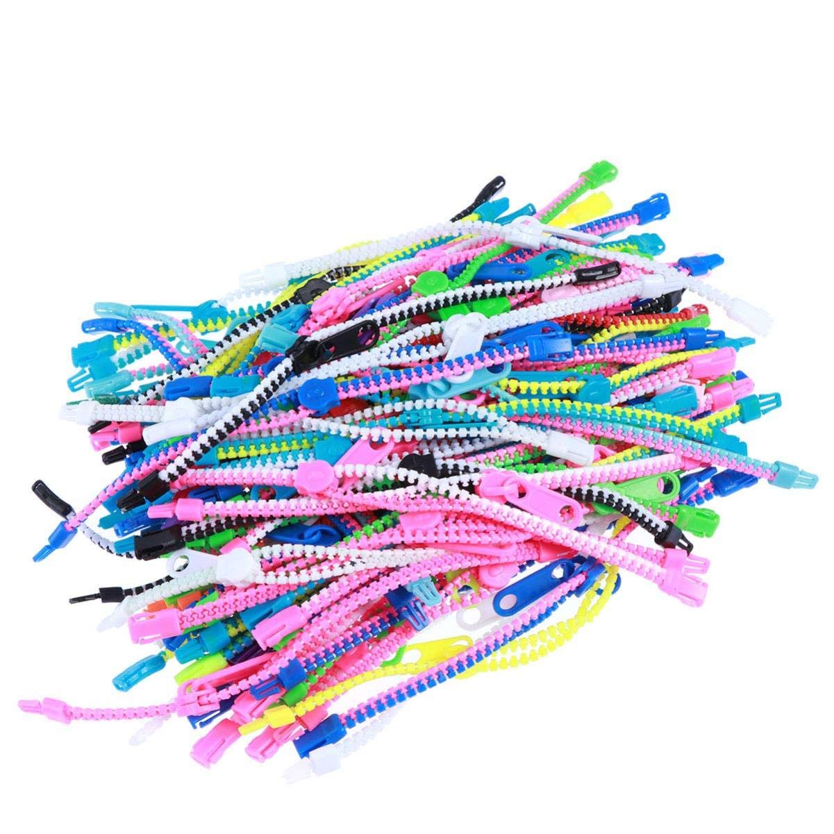TOYANDONA 48PCS Fidget Sensory Toys Pack - Friendship Zipper Bracelets for Kids, Stress Relief Party Favors, Easter Egg Fillers | Birthday Party Supplies, Classroom Rewards, ADHD Anxiety Relief Tools