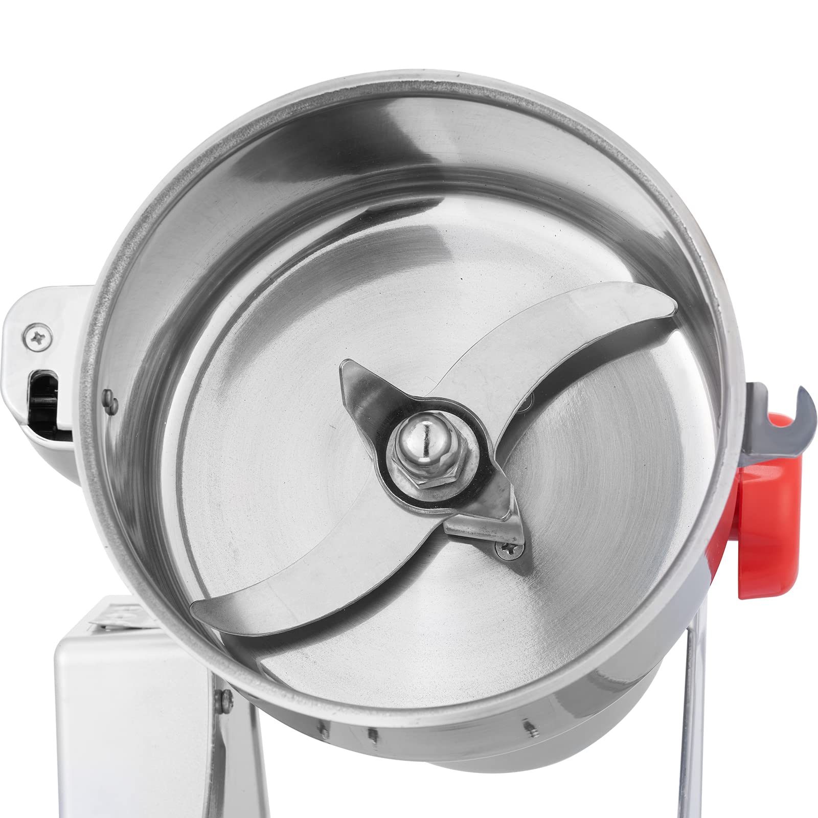 VEVOR 2500g Commercial Electric Grain Grinder - 3750W High-Speed Stainless Steel Mill for Coffee, Corn, Pepper & Dry Grains - Perfect for Bakeries, Restaurants & Home Kitchens